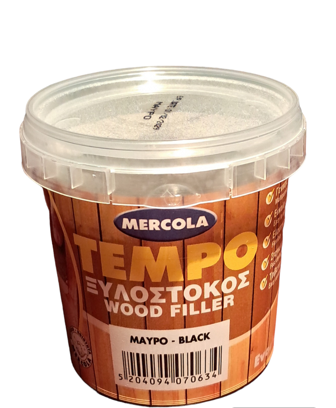 Wood putty 200gr Tempo (Ξυλόστοκοι 200 γρ.)