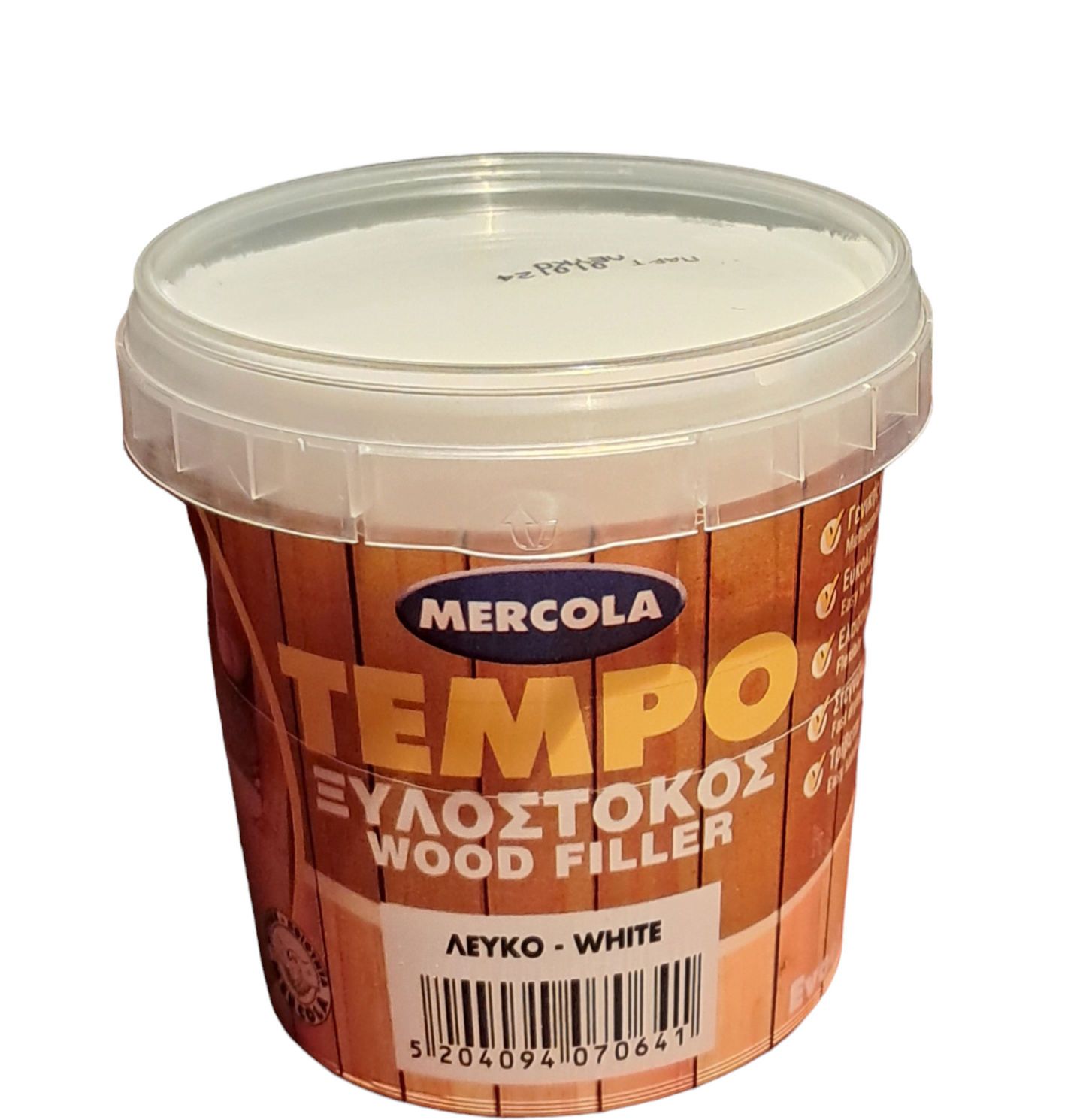 Wood putty 200gr Tempo (Ξυλόστοκοι 200 γρ.)